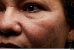 Eye Face Nose Cheek Skin Woman Overweight Wrinkles Studio photo references
